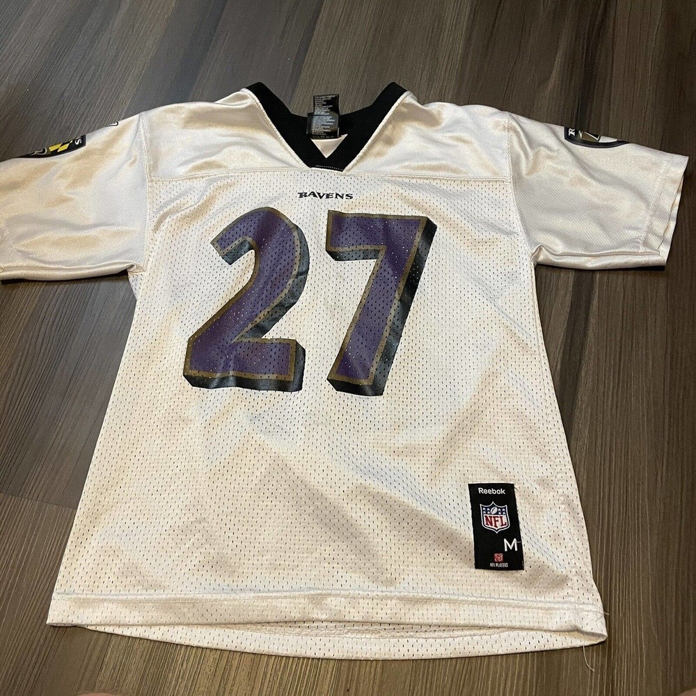 Baltimore Ravens NFL Youth Size Medium Equipment Reebok 27 Ray Rice Jersey